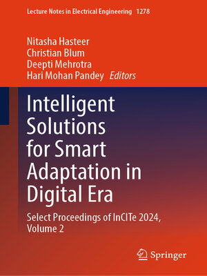 cover image of Intelligent Solutions for Smart Adaptation in Digital Era